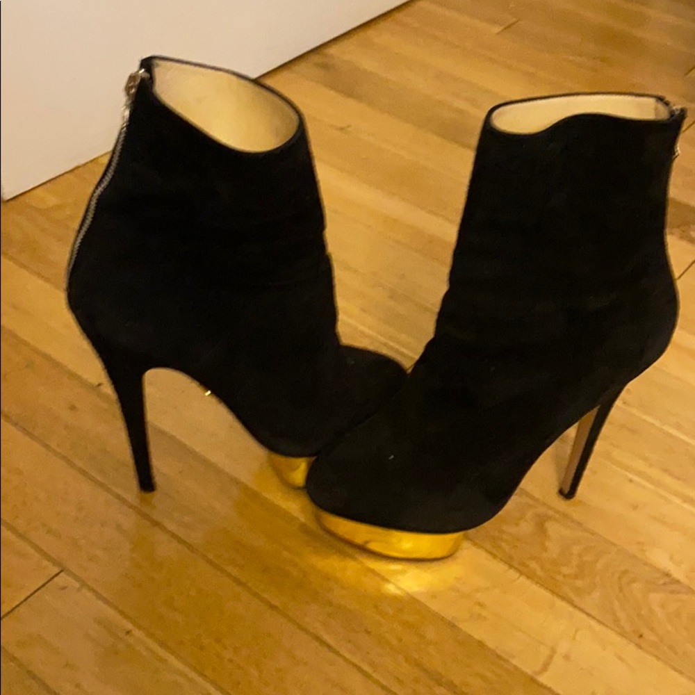 Charlotte Olympia booties black